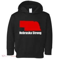 Nebraska Strong Flooding Toddler Hoodie thumb 0