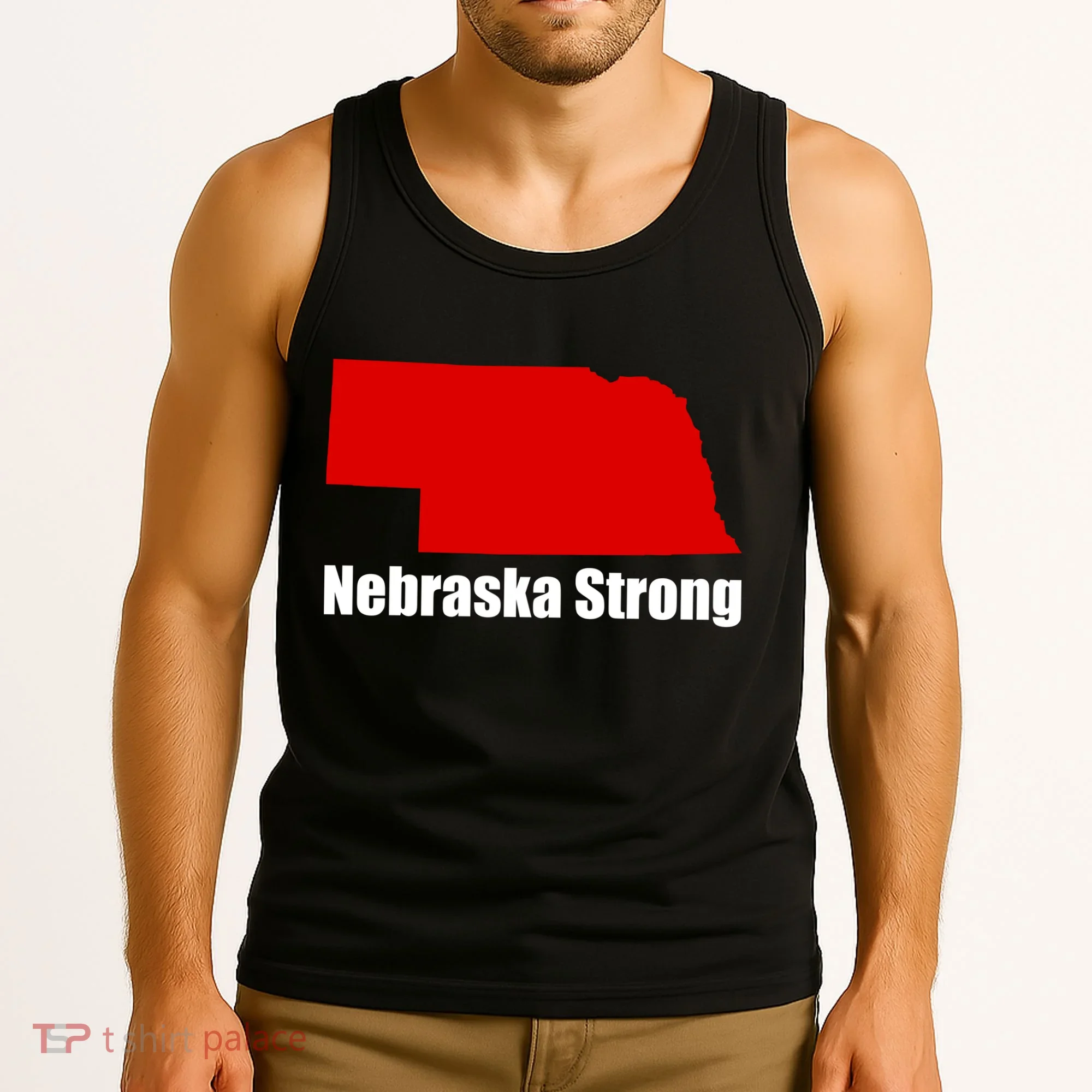 Nebraska Strong Flooding Tank Top