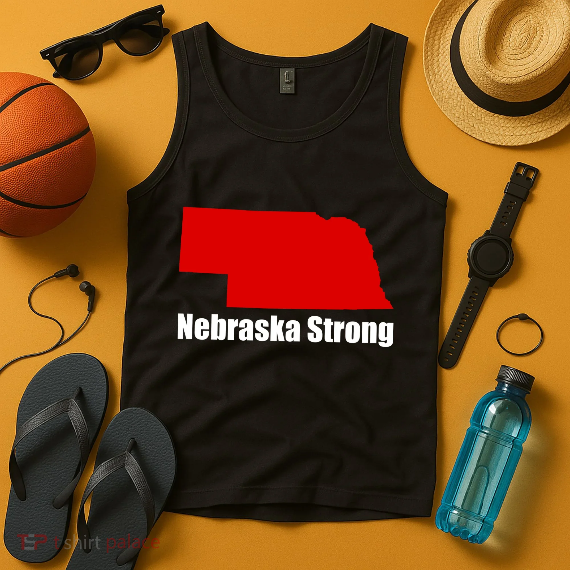 Nebraska Strong Flooding Tank Top