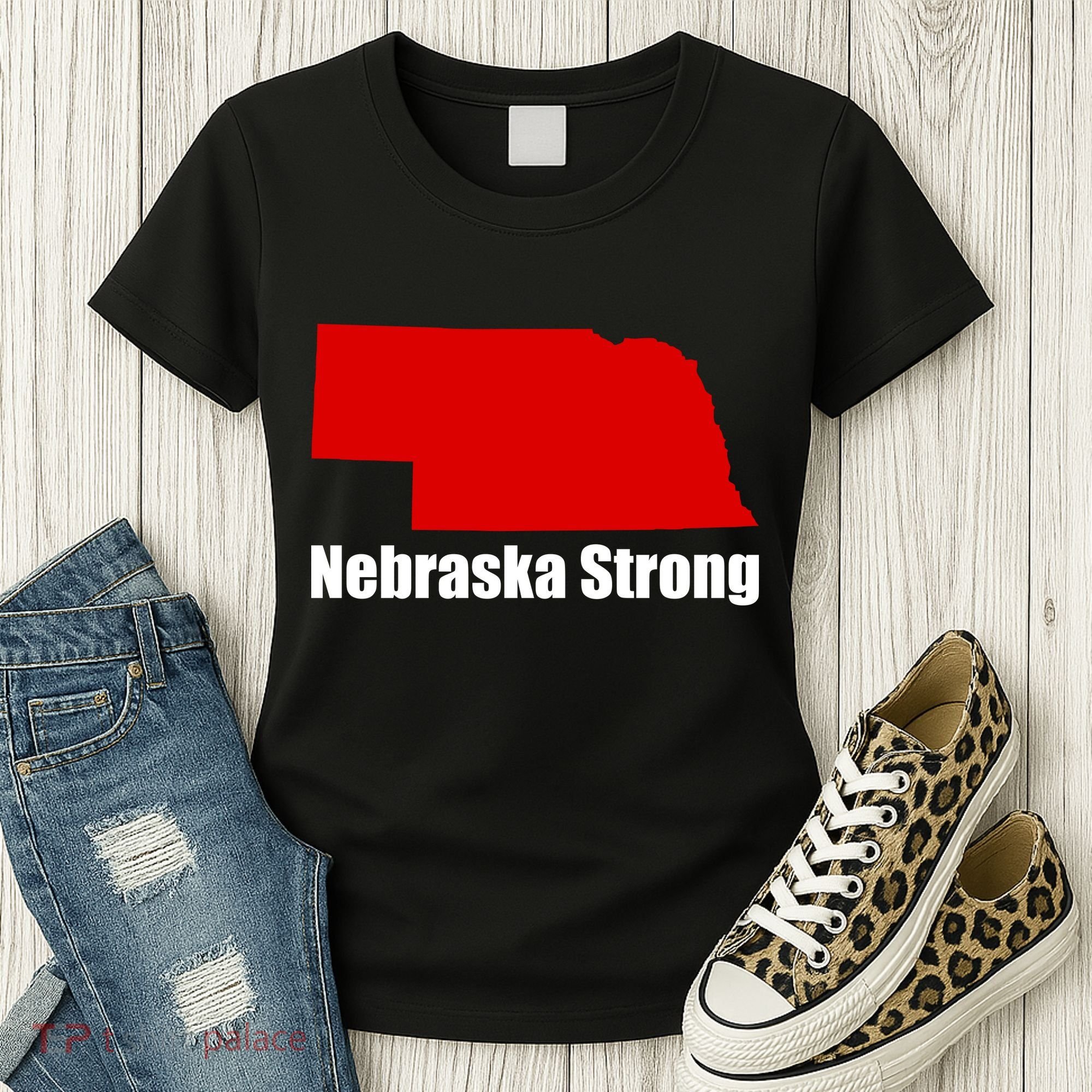 Nebraska Strong Flooding Women's T-Shirt
