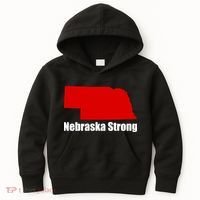 Nebraska Strong Flooding Kids Hoodie thumb 0