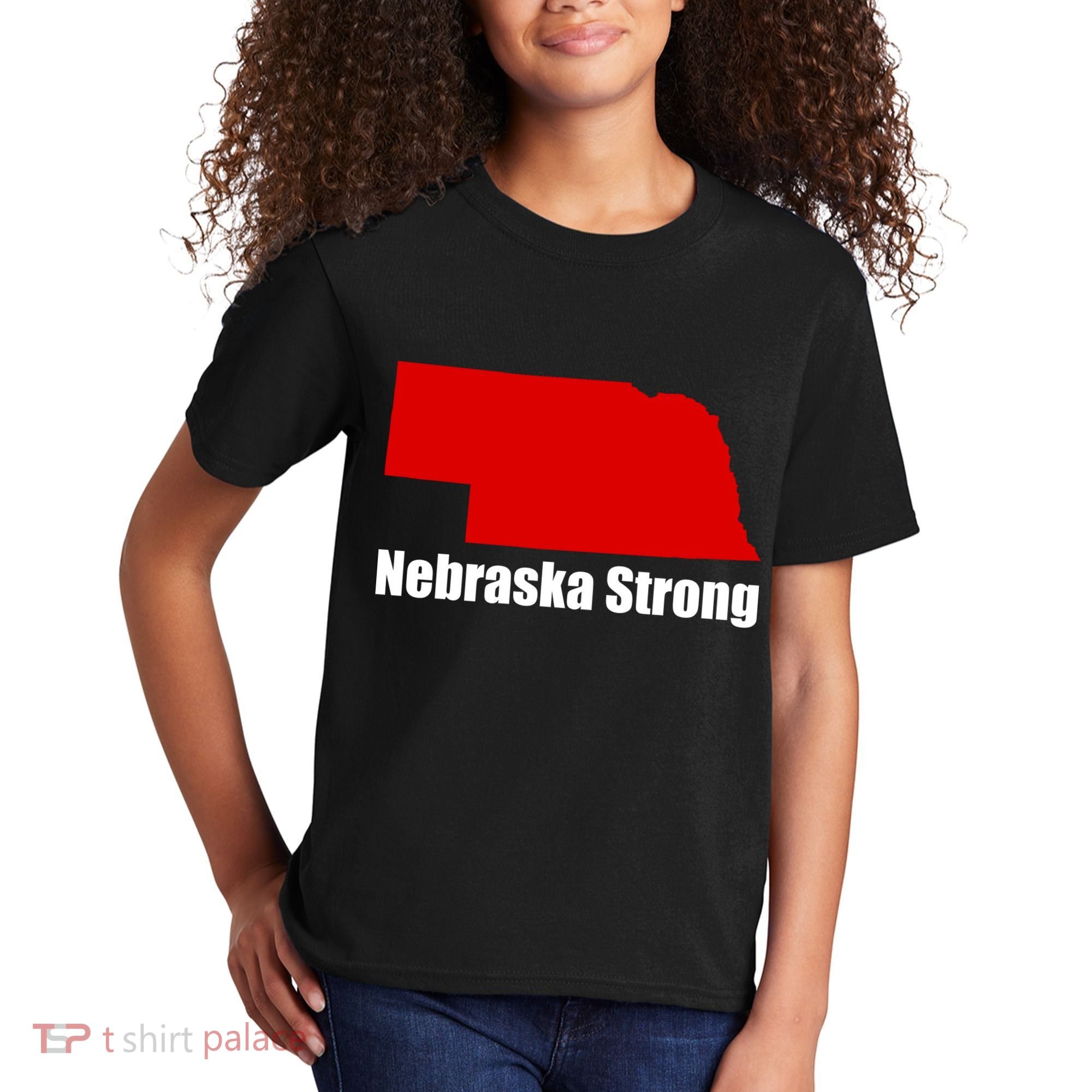 Nebraska Strong Flooding Kids T-Shirt
