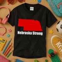 Nebraska Strong Flooding Kids T-Shirt thumb 3
