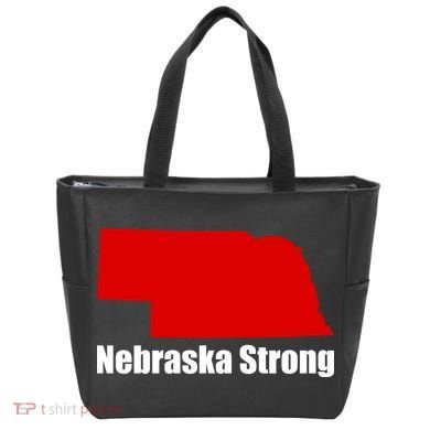 Nebraska Strong Flooding Tote Bag