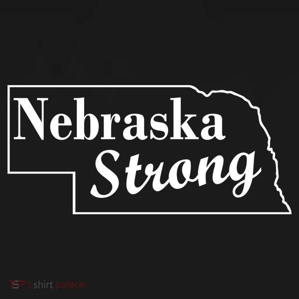Nebraska Strong Map Doggie Tank