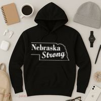 Nebraska Strong Map Hoodie thumb 3