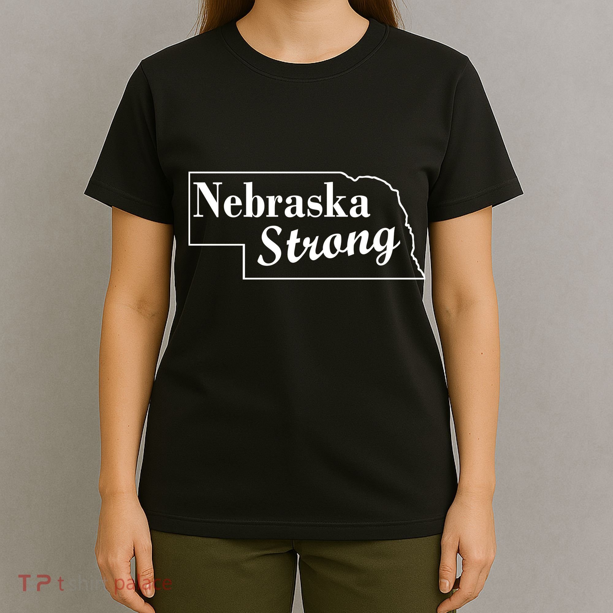 Nebraska Strong Map T-Shirt