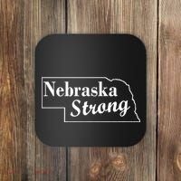 Nebraska Strong Map Coaster thumb 0