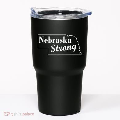 Nebraska Strong Map Tumbler