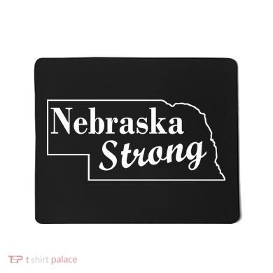 Nebraska Strong Map Mousepad