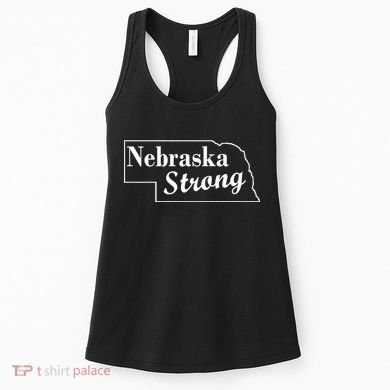 Nebraska Strong Map Women's Tank Top