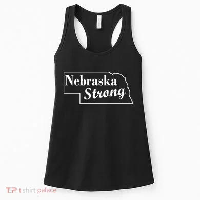 Nebraska Strong Map Women's Tank Top