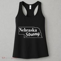 Nebraska Strong Map Women's Tank Top thumb 3