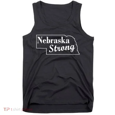 Nebraska Strong Map Tank Top