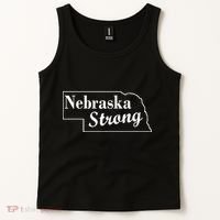Nebraska Strong Map Tank Top thumb 2