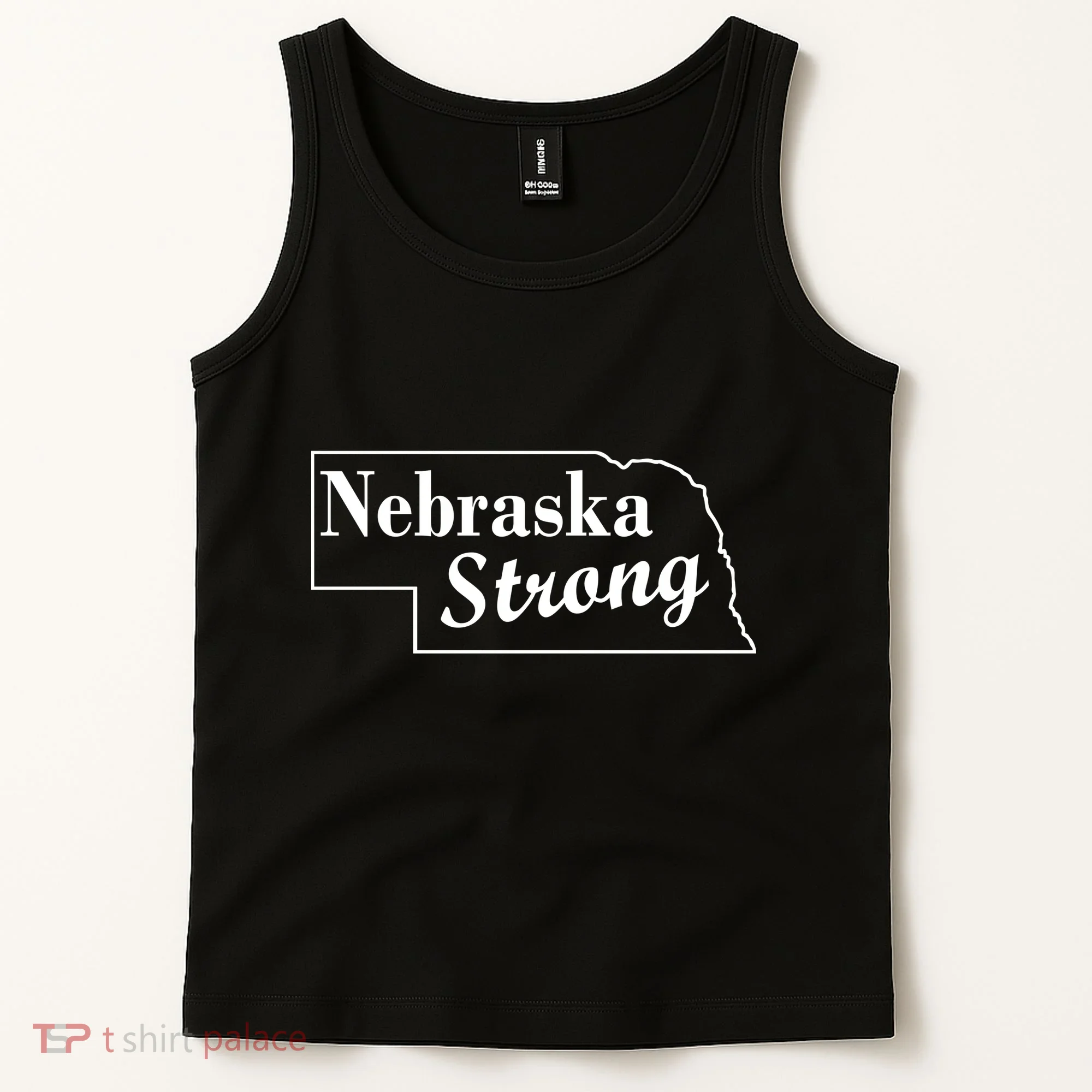 Nebraska Strong Map Tank Top