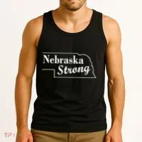Nebraska Strong Map Tank Top thumb 3