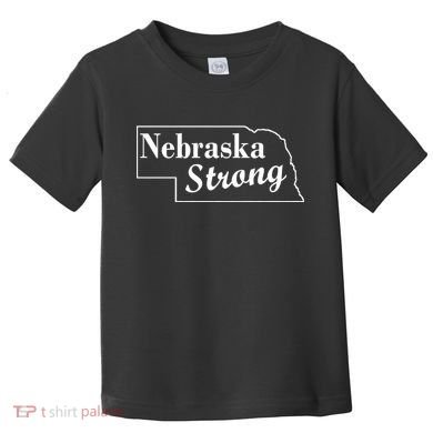 Nebraska Strong Map Toddler T-Shirt