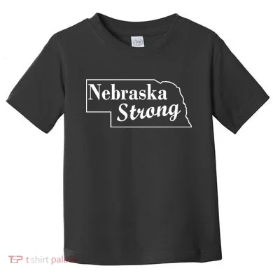 Nebraska Strong Map Toddler T-Shirt