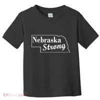 Nebraska Strong Map Toddler T-Shirt thumb 0