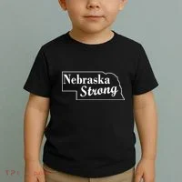 Nebraska Strong Map Toddler T-Shirt thumb 2