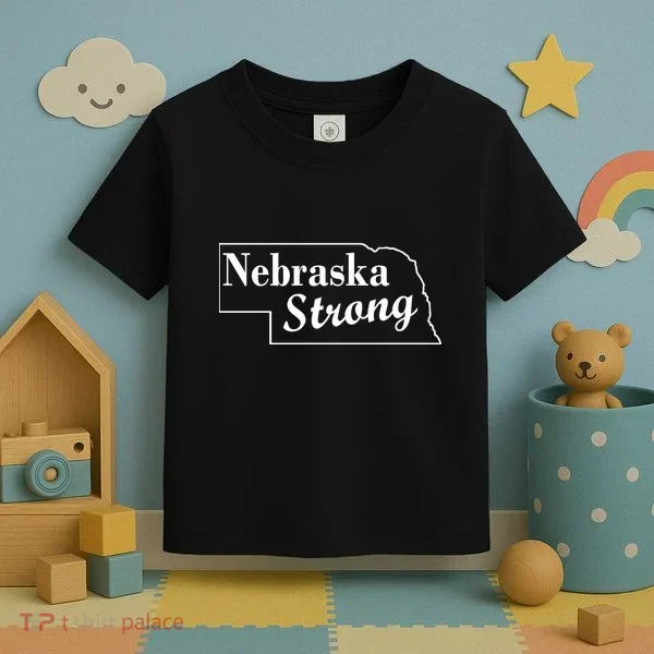 Nebraska Strong Map Toddler T-Shirt