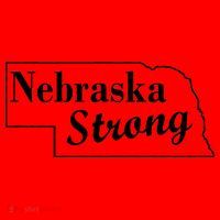 Nebraska Strong Map Santa Hat thumb 1