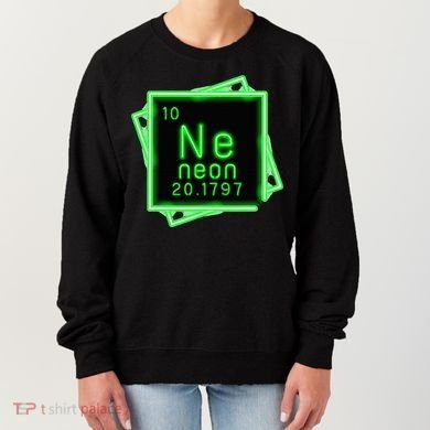Neon Element Chemistry Periodic Table Science Nerd Women's Sweatshirt