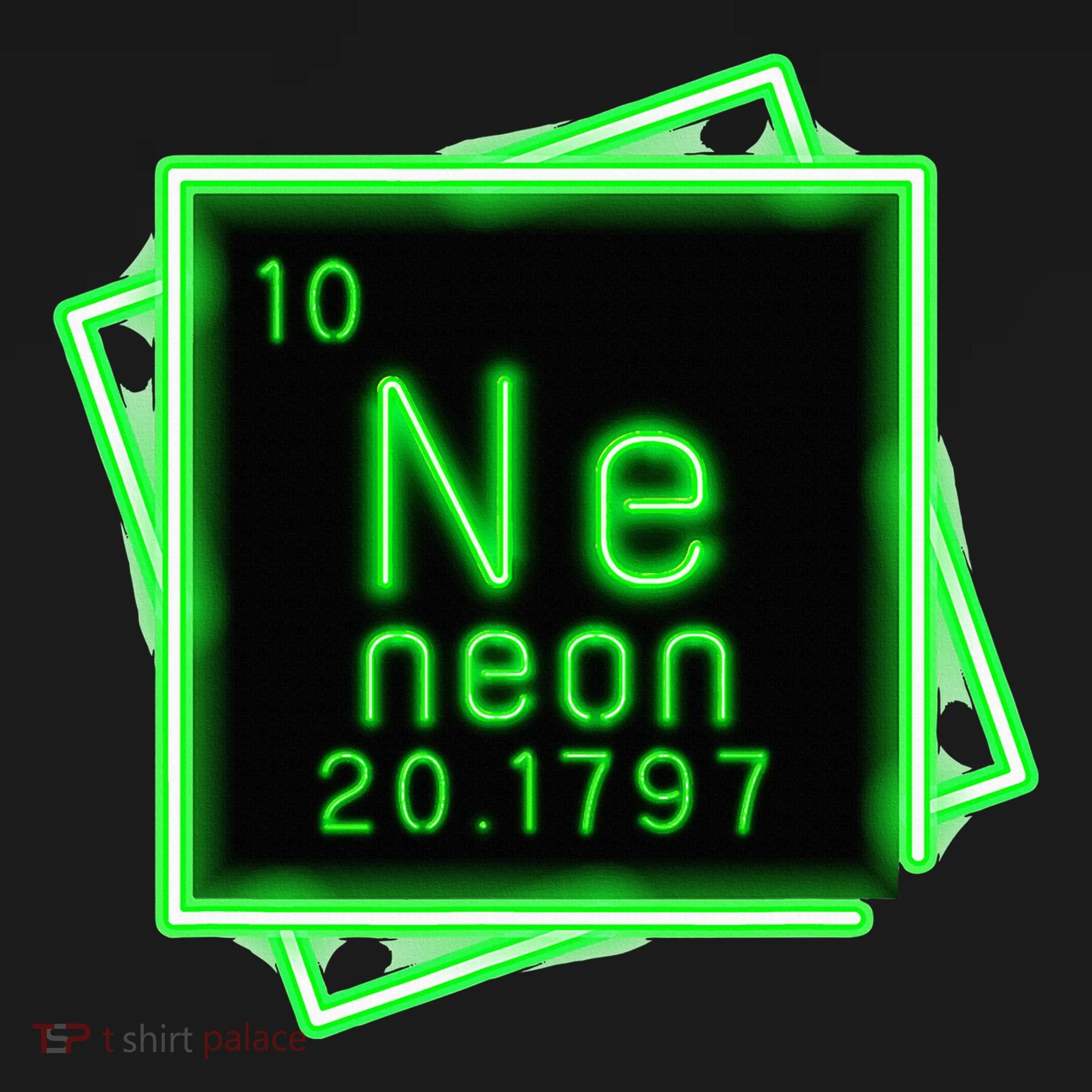 Neon Element Chemistry Periodic Table Science Nerd Long Sleeve Shirt