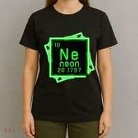 Neon Element Chemistry Periodic Table Science Nerd T-Shirt thumb 4