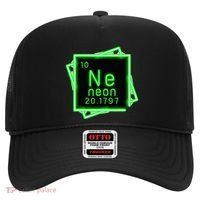 Neon Element Chemistry Periodic Table Science Nerd Hat thumb 0