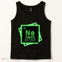 Neon Element Chemistry Periodic Table Science Nerd Tank Top thumb 2