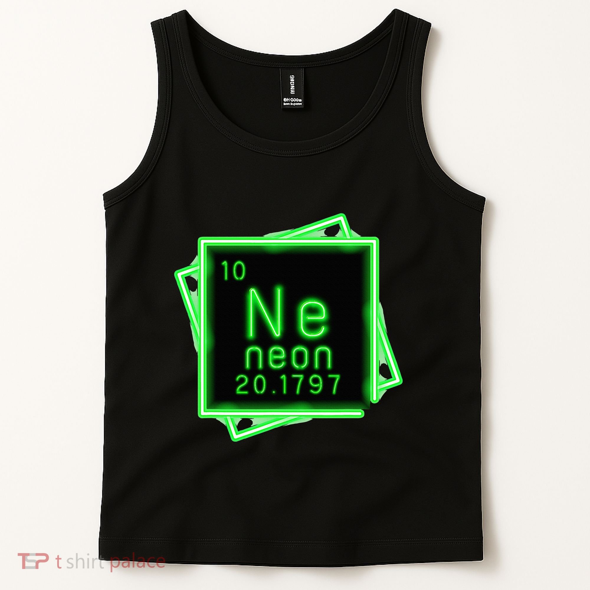Neon Element Chemistry Periodic Table Science Nerd Tank Top