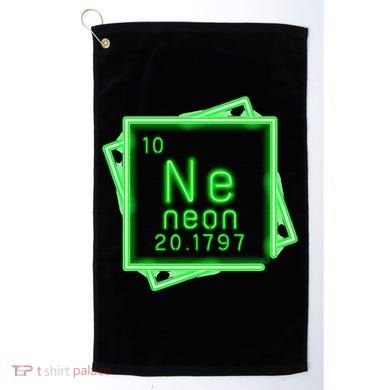 Neon Element Chemistry Periodic Table Science Nerd Golf Towel