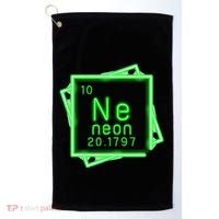 Neon Element Chemistry Periodic Table Science Nerd Golf Towel thumb 0