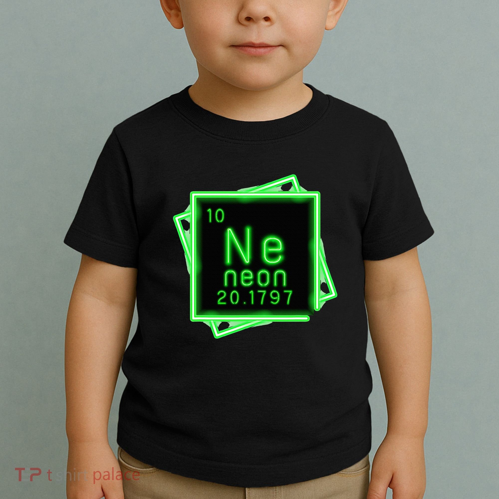 Neon Element Chemistry Periodic Table Science Nerd Toddler T-Shirt