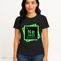 Neon Element Chemistry Periodic Table Science Nerd Women's T-Shirt thumb 4