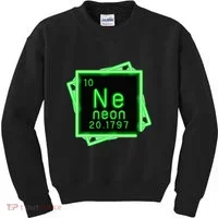 Neon Element Chemistry Periodic Table Science Nerd Kids Sweatshirt thumb 0
