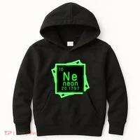 Neon Element Chemistry Periodic Table Science Nerd Kids Hoodie thumb 0