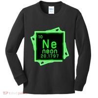 Neon Element Chemistry Periodic Table Science Nerd Kids Long Sleeve Shirt thumb 0