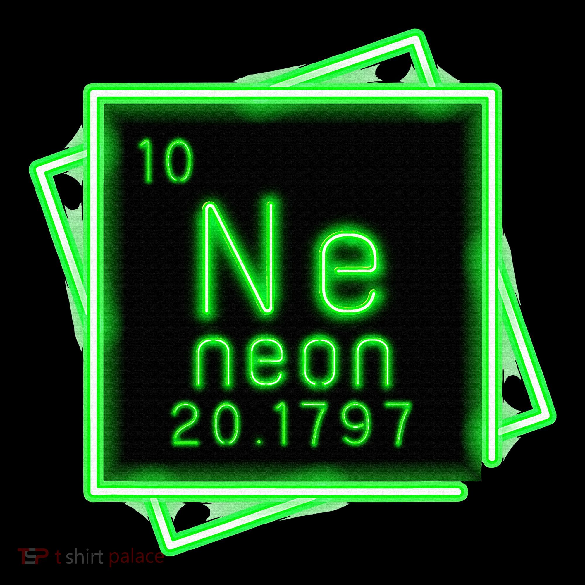 Neon Element Chemistry Periodic Table Science Nerd Kids T-Shirt