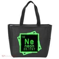Neon Element Chemistry Periodic Table Science Nerd Tote Bag thumb 0