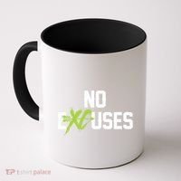 No Excuses Cross Country Track Running Jogger Funny Gift Meaningful Gift Coffee Mug thumb 0