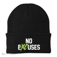 No Excuses Cross Country Track Running Jogger Funny Gift Meaningful Gift Beanie thumb 0