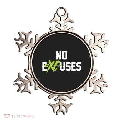 No Excuses Cross Country Track Running Jogger Funny Gift Meaningful Gift Ornament