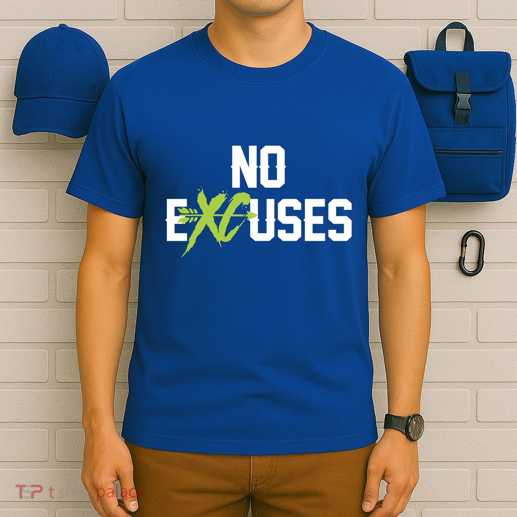 No Excuses Cross Country Track Running Jogger Funny Gift Meaningful Gift T-Shirt