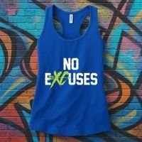 No Excuses Cross Country Track Running Jogger Funny Gift Meaningful Gift Women's Tank Top thumb 3