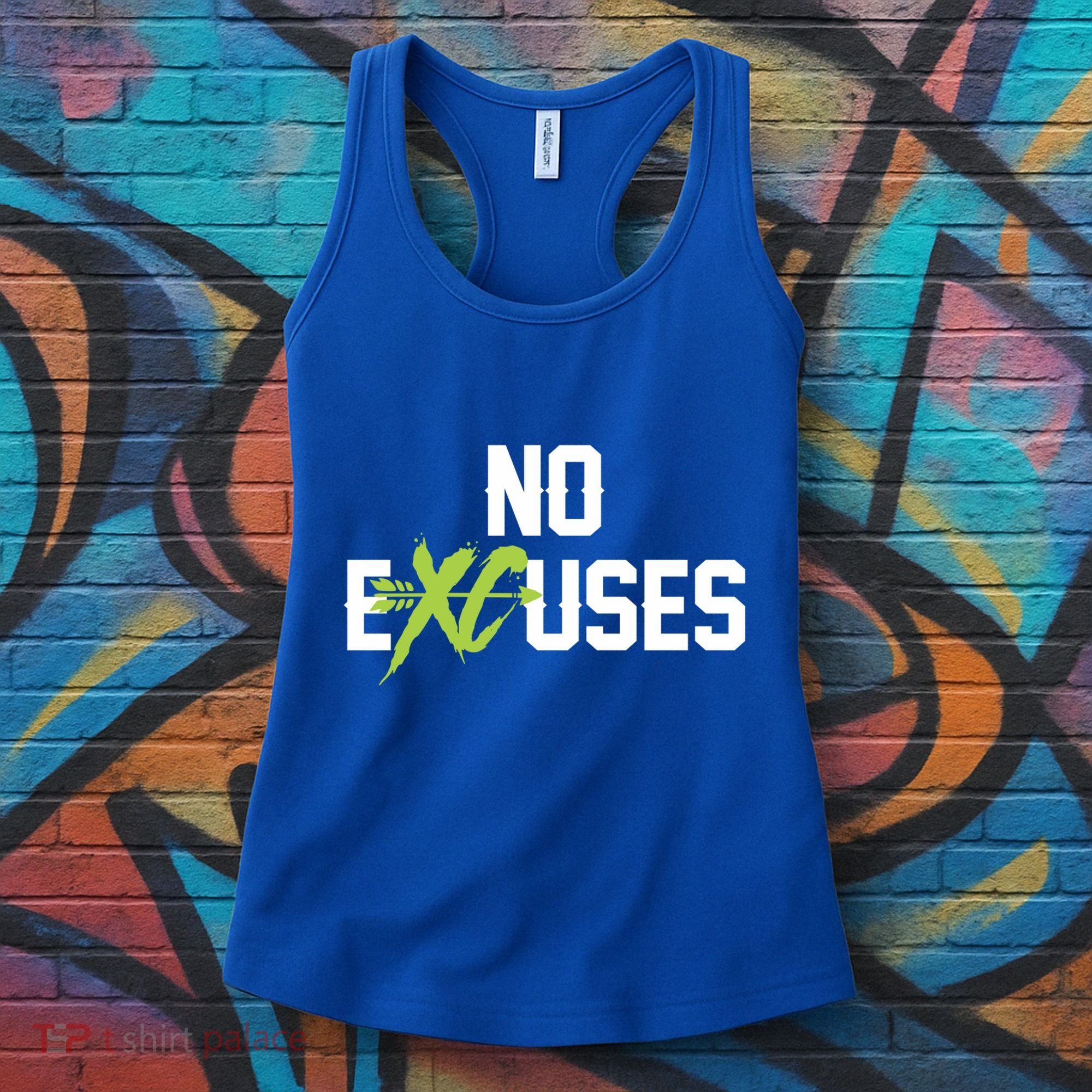 No Excuses Cross Country Track Running Jogger Funny Gift Meaningful Gift Women's Tank Top