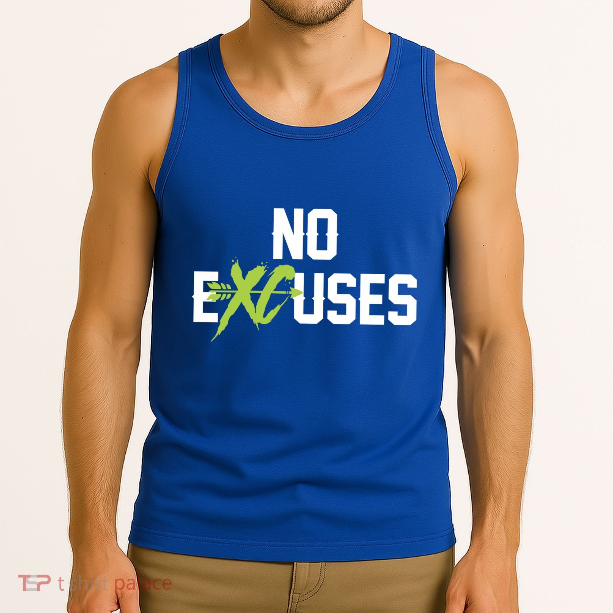 No Excuses Cross Country Track Running Jogger Funny Gift Meaningful Gift Tank Top