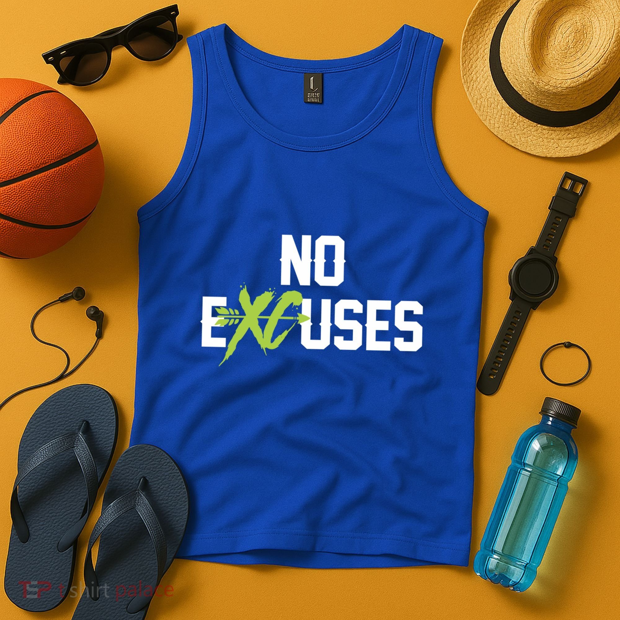 No Excuses Cross Country Track Running Jogger Funny Gift Meaningful Gift Tank Top